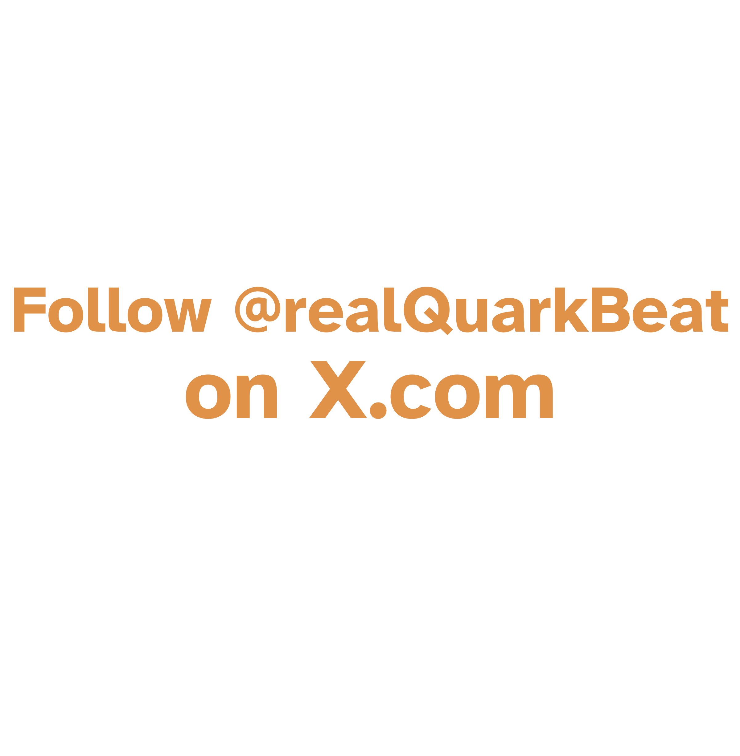 Follow @realQuarkBeat on X.com